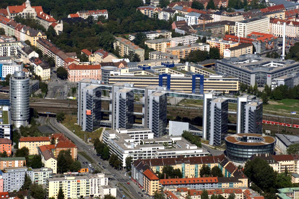 München von oben - Blick auf München