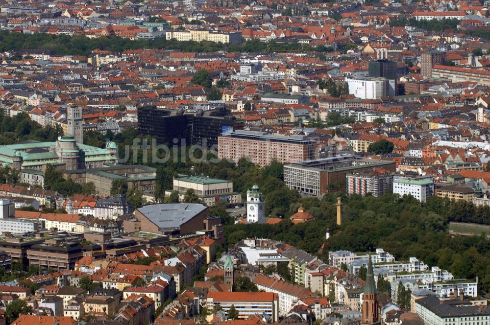 Luftaufnahme München - Blick auf München