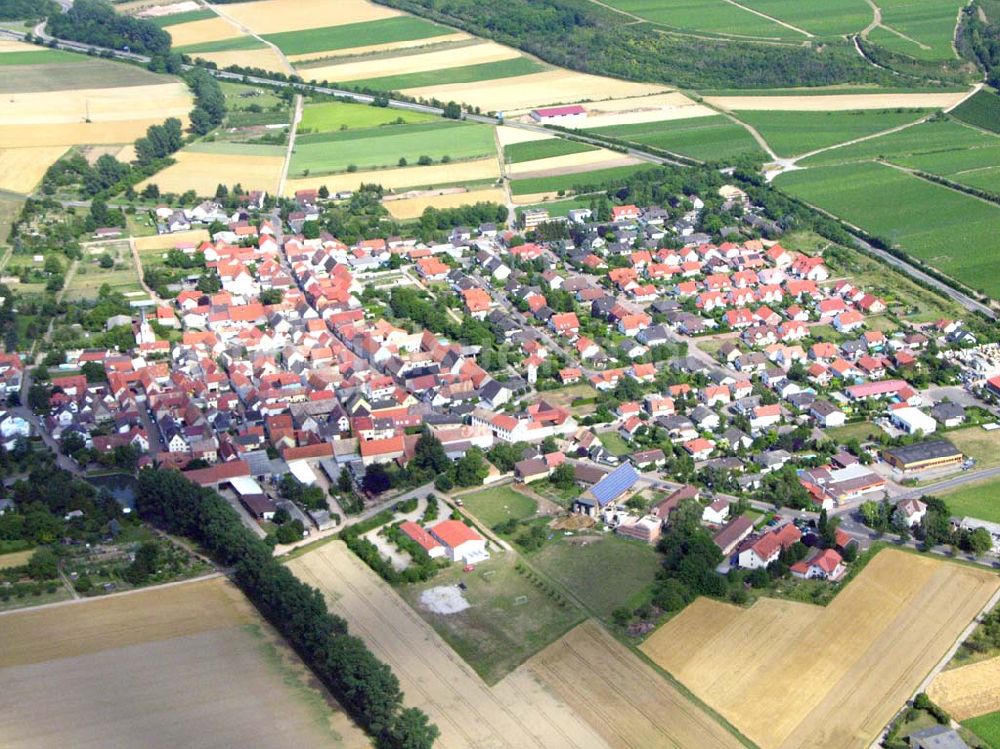 Luftaufnahme Mörstadt / Rheinland-Pfalz - Blick auf Mörstadt in Rheinland-Pfalz