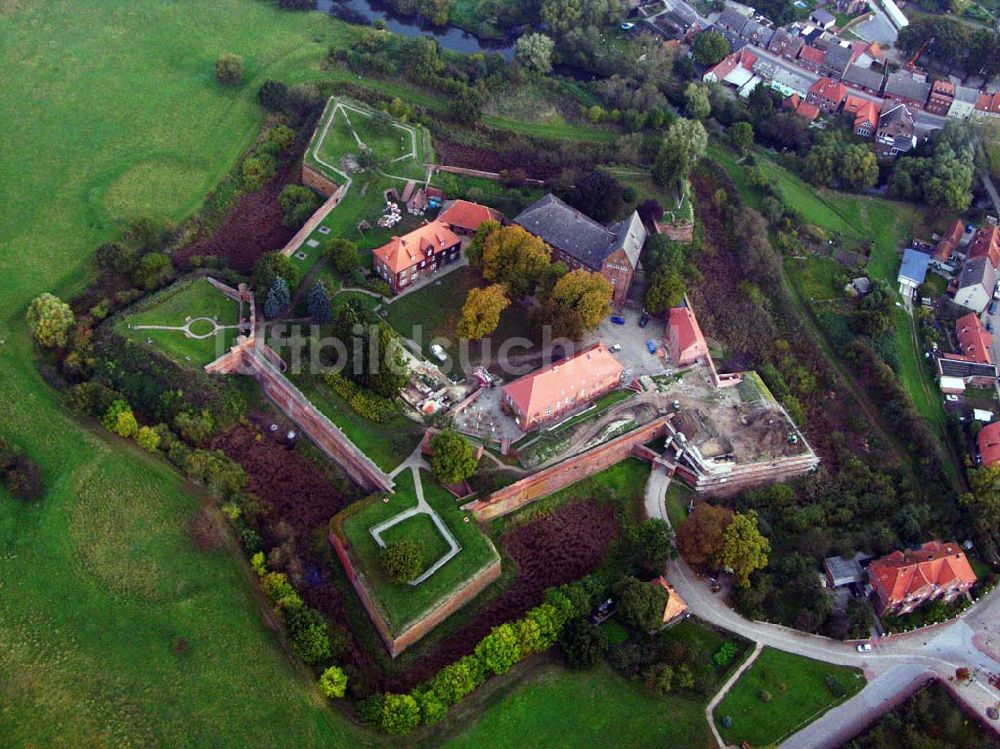 Dömitz aus der Vogelperspektive: Blick auf das Museum Festung Dömitz