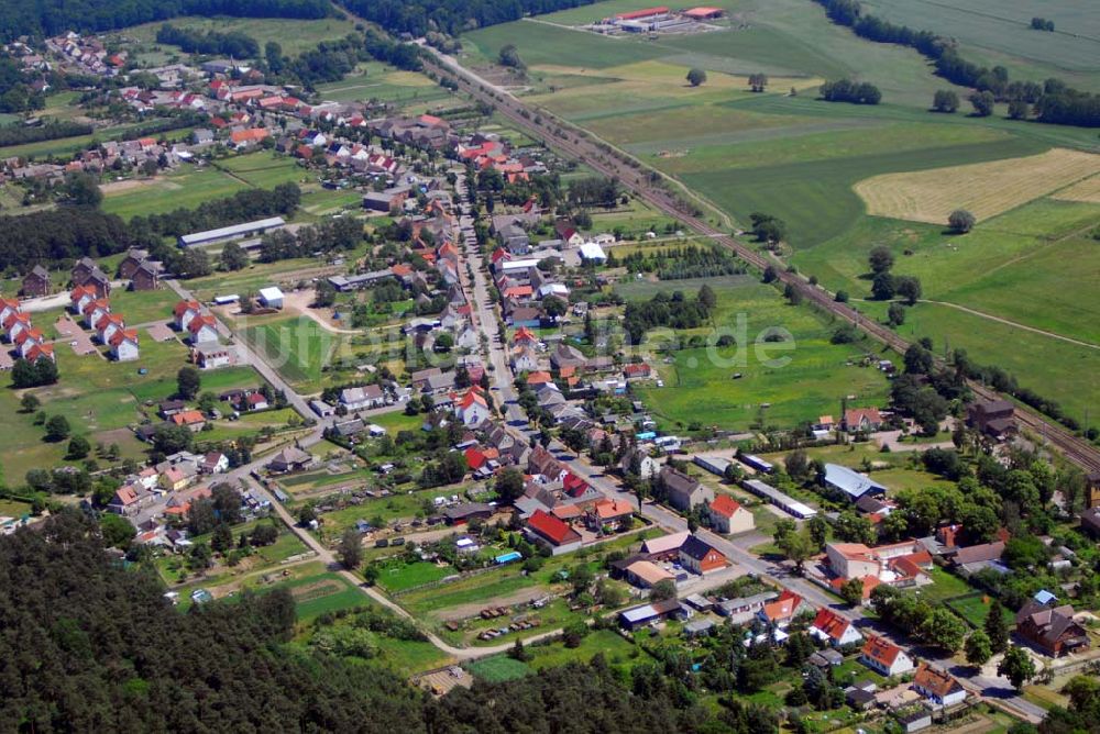 Luftaufnahme Nedlitz(Gommern) - Blick auf Nedlitz(Gommern)