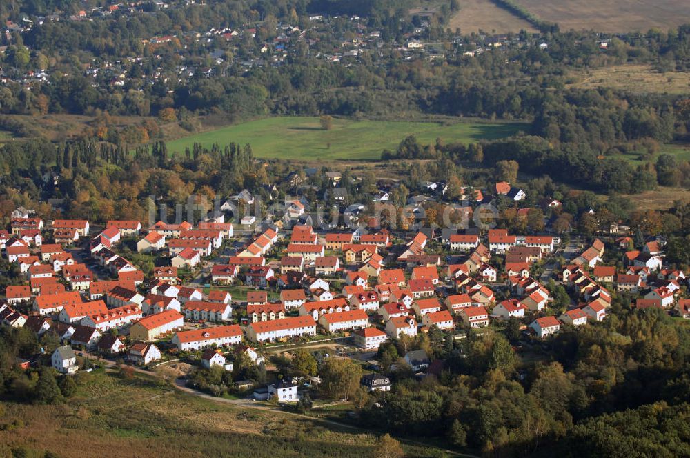 Luftaufnahme Schildow - Blick auf das neu errichtete Wohngebiet Schildower Pfaffenwald in Schildow