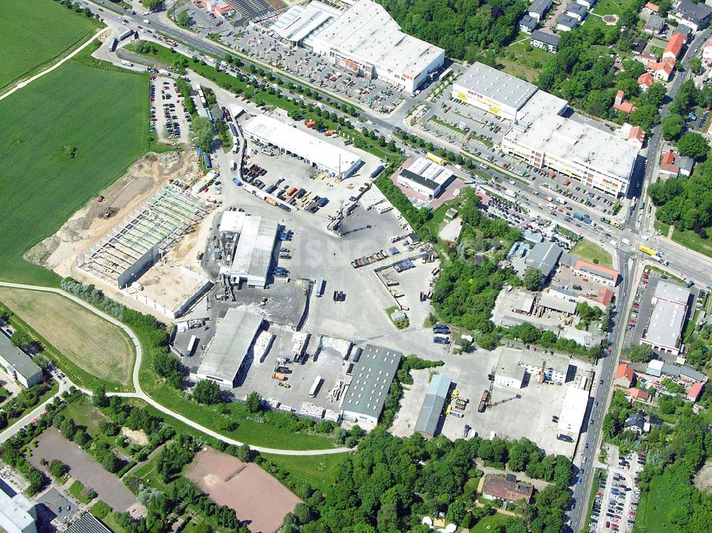 Luftbild Berlin - Mahlsdorf - Blick auf den Neubau der ALBA Recycling GmbH