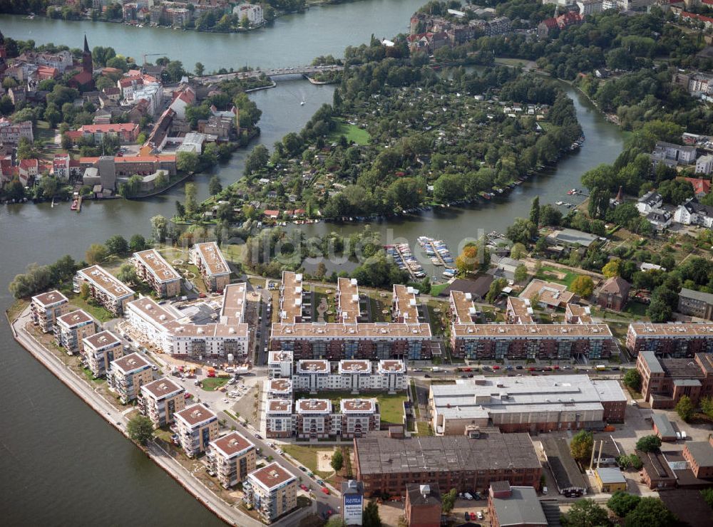 Berlin - Köpenick von oben - Blick auf das Neubauwohngebiet Der Krusenick an der Friedrichshagener Straße in Berlin-Köpenick