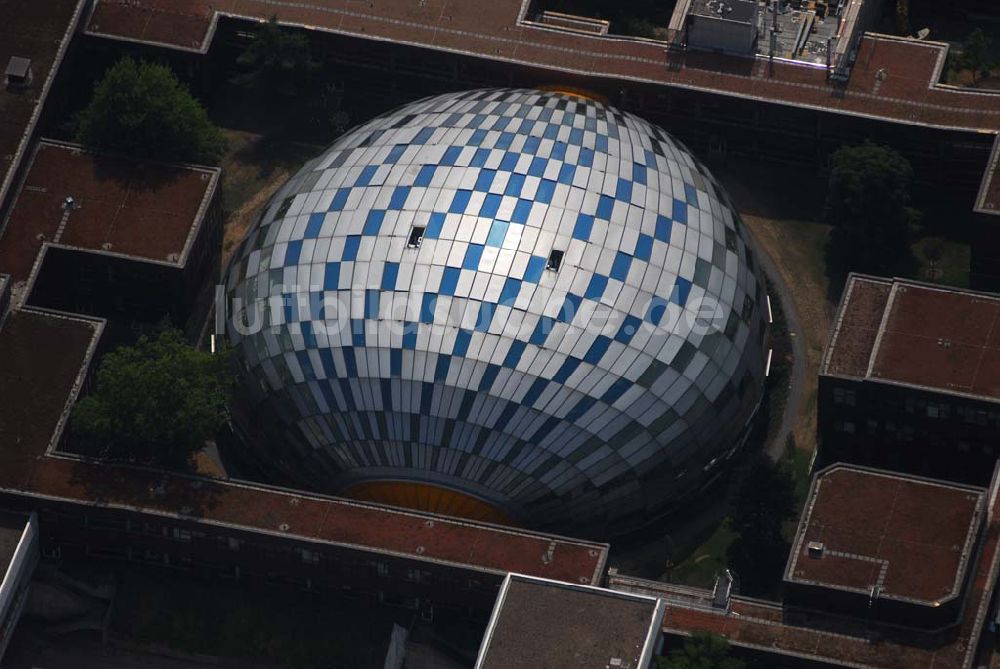 Luftbild Berlin - Blick auf die neue Philologische Bibliothek der Freien Universität Berlin (Dahlem)