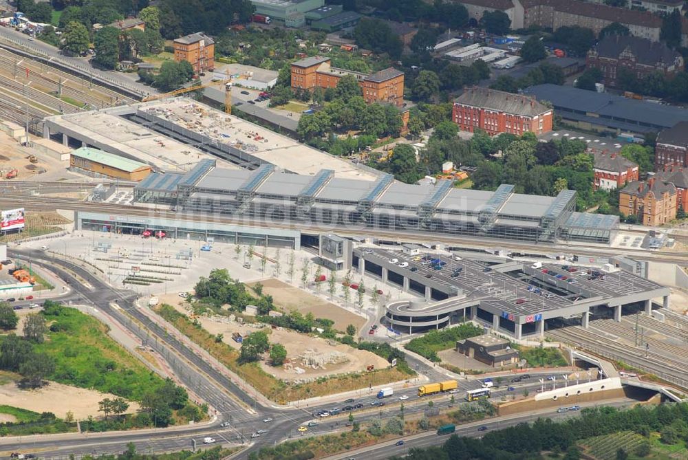 Luftaufnahme Berlin - Blick auf den neuen Berliner Bahnhof Südkreuz (ehem. Papestraße)