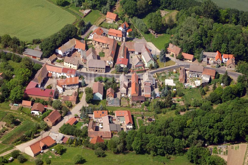 Gebstedt von oben - Blick auf Neustedt in Gebstedt