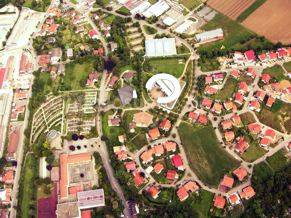 Luftaufnahme Oberderdingen - Blick auf Oberderdingen und die Realschule