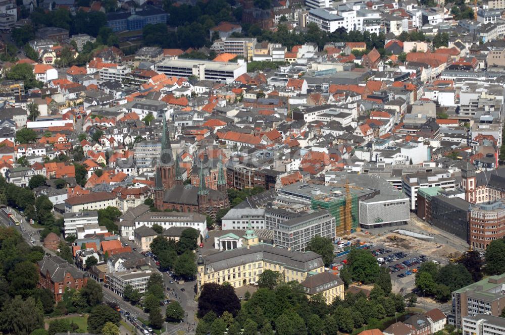 Oldenburg aus der Vogelperspektive: Blick auf die Oldenburger Innenstadt