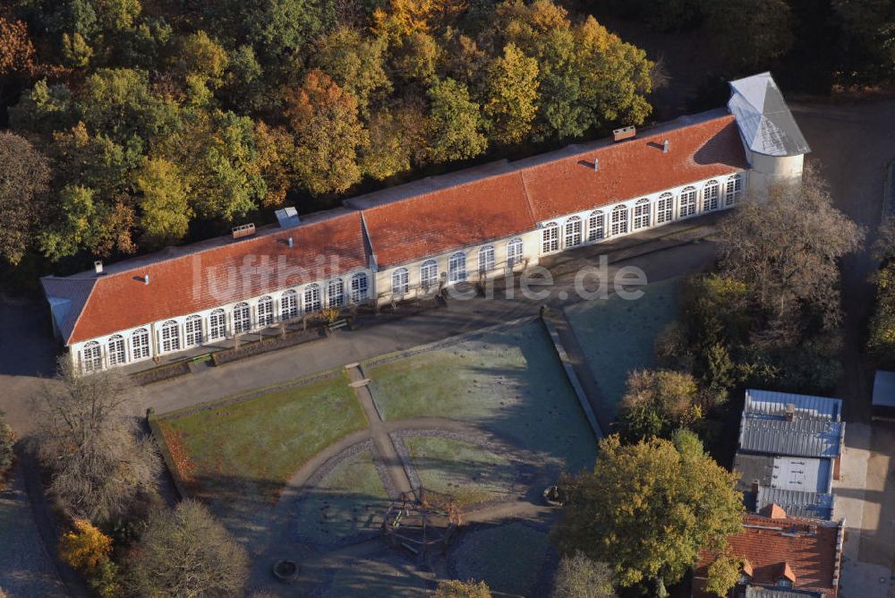 Potsdam von oben - Blick auf die Orangerie des Orangerieschlosses im Park Sanssouci Potsdam