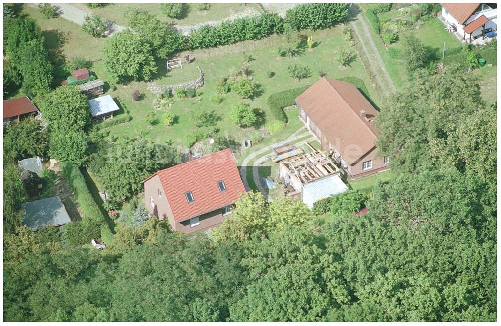 Luftbild Sonnenburg - Blick auf die Ortschaft Sonneburg