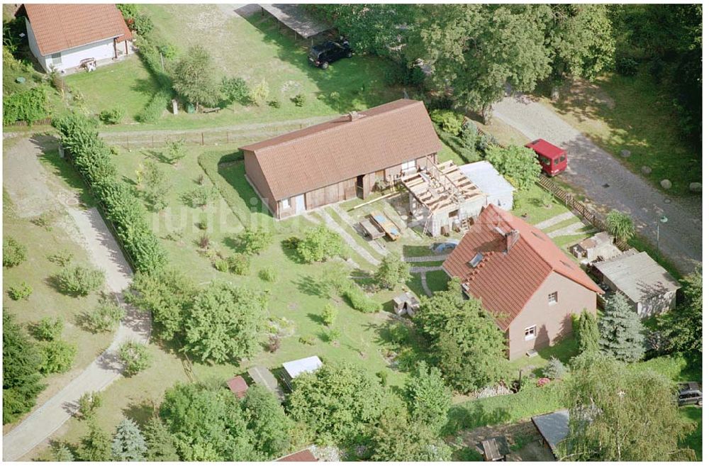 Luftbild Sonnenburg - Blick auf die Ortschaft Sonneburg