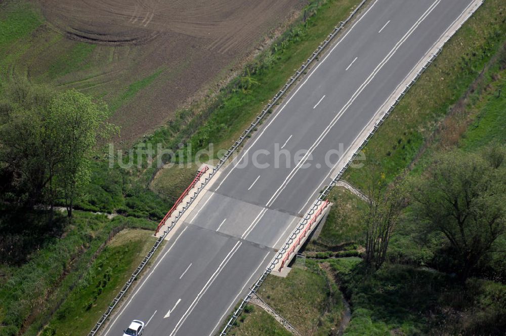 Luftbild BAD FREIENWALDE - Blick auf die Ortsumfahrung der Bundesstrasse B 167 nördlich von Bad Freienwalde