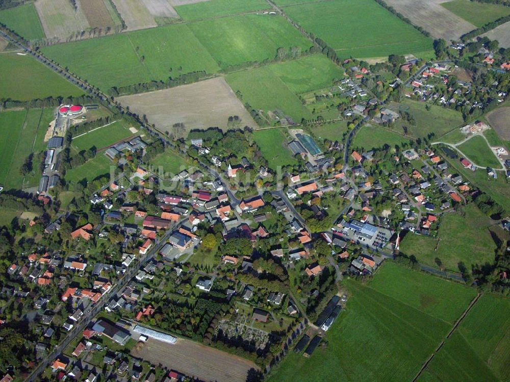 Luftaufnahme Rhade - Blick auf das Ortszentrum von Rhade