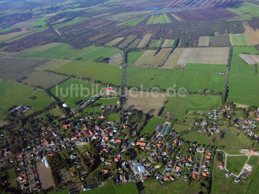 Luftbild Rhade - Blick auf das Ortszentrum von Rhade