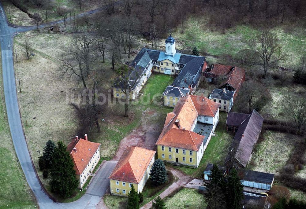 Luftaufnahme Wilhelmsthal - Blick auf Park und Schloss Wilhelmsthal