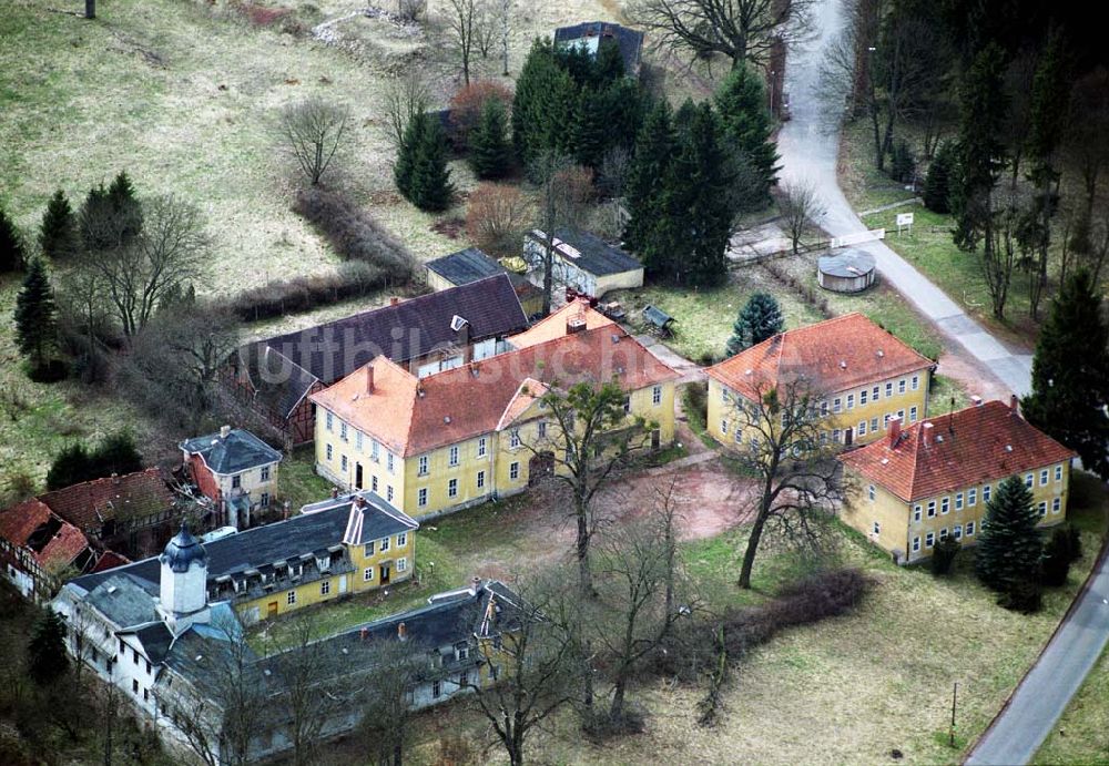 Luftbild Wilhelmsthal - Blick auf Park und Schloss Wilhelmsthal