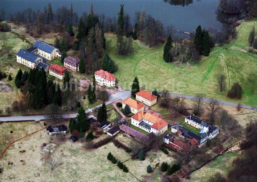 Luftaufnahme Wilhelmsthal - Blick auf Park und Schloss Wilhelmsthal