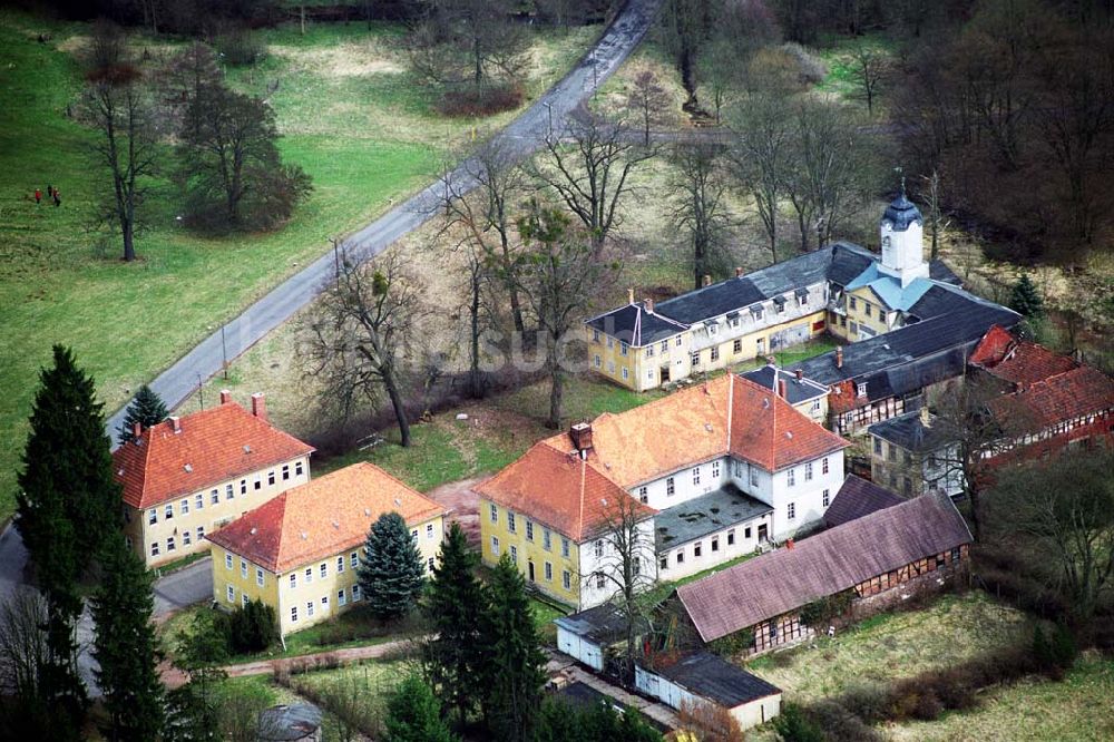 Luftbild Wilhelmsthal - Blick auf Park und Schloss Wilhelmsthal