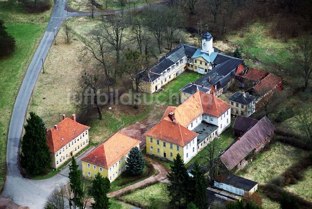 Luftaufnahme Wilhelmsthal - Blick auf Park und Schloss Wilhelmsthal