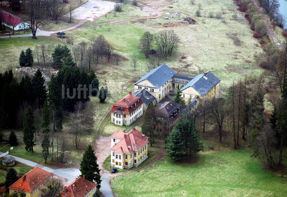 Luftaufnahme Wilhelmsthal - Blick auf Park und Schloss Wilhelmsthal