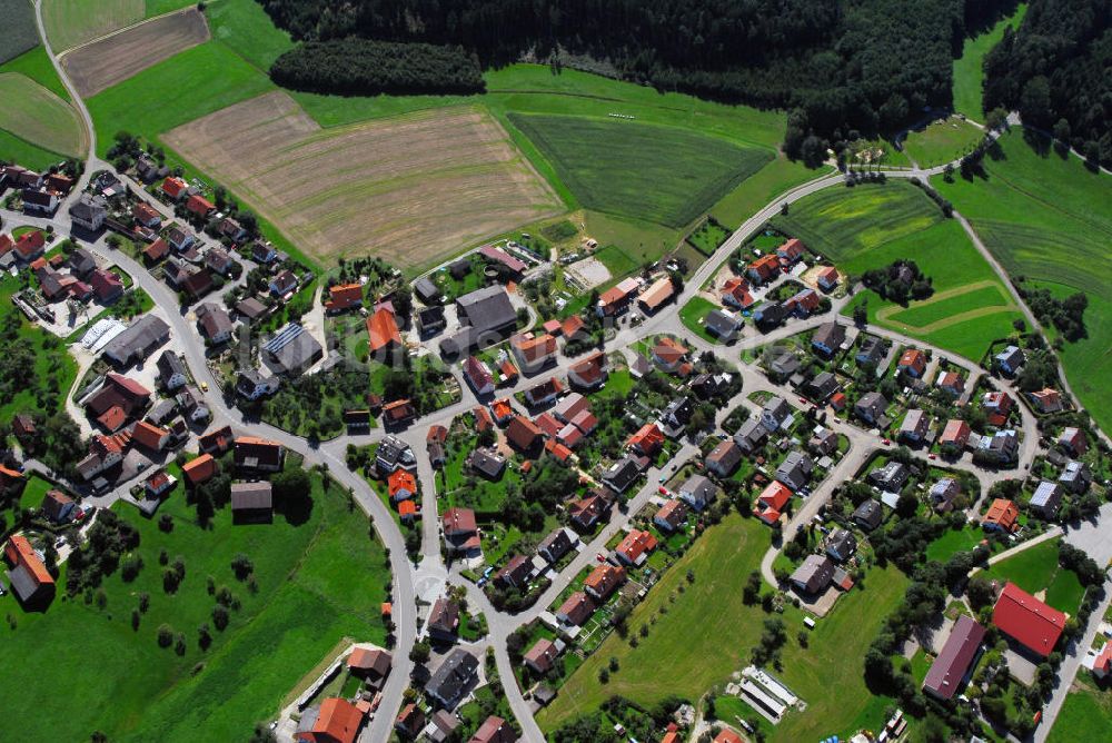 Luftaufnahme Pommertsweiler - Blick auf Pommertsweiler (Abtsgmünd)