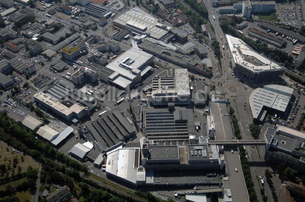 Luftaufnahme Stuttgart - Blick auf das Porsche-Werk in Stuttgart-Zuffenhausen