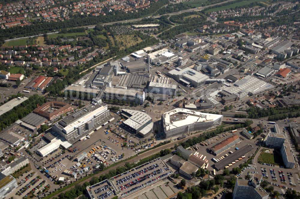 Luftbild Stuttgart - Blick auf das Porsche-Werk in Stuttgart-Zuffenhausen