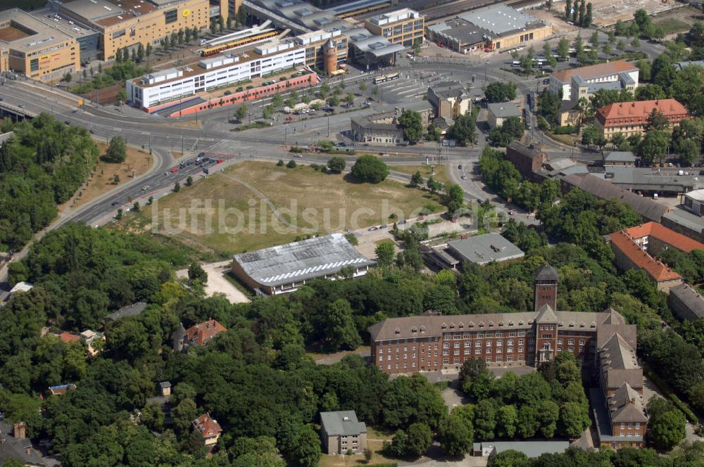 Potsdam aus der Vogelperspektive: Blick auf Potsdam-Süd mit dem Brandenburgischen Landtag