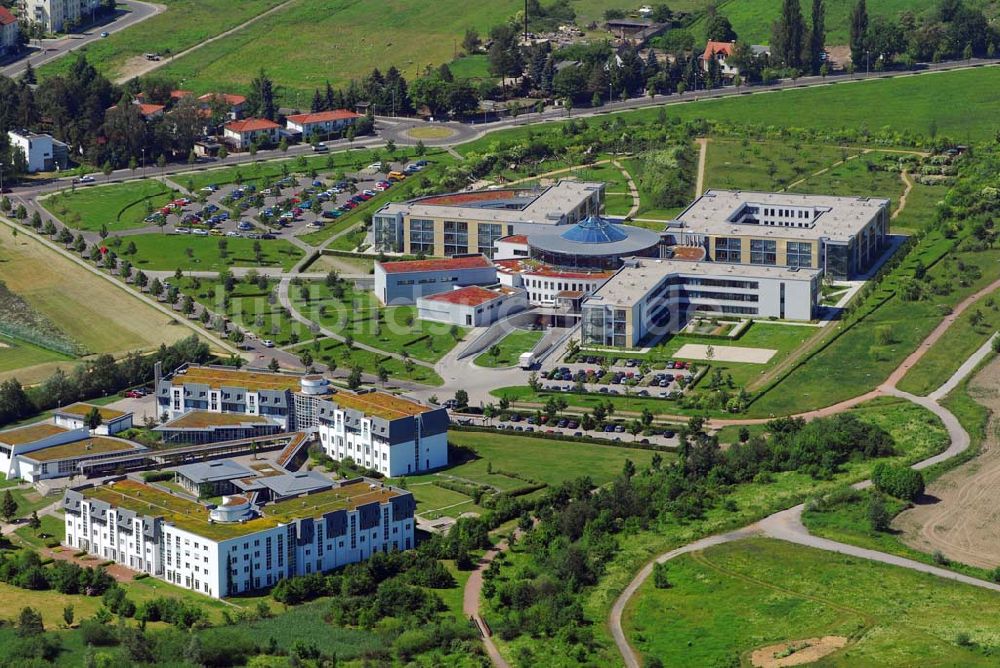 Leipzig von oben - Blick auf die Psychatrische Klinik des Leipziger Parkkrankenhauses