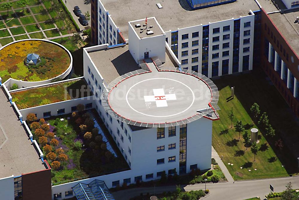 Luftaufnahme Leipzig - Blick auf die Psychatrische Klinik des Leipziger Parkkrankenhauses sowie die Soteria-Klinik