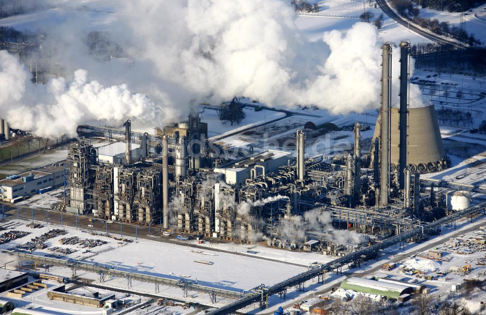 Luftbild Gelsenkirchen-Buer - Blick auf die Raffinerie VEBA-Öl AG in Gelsenkirchen