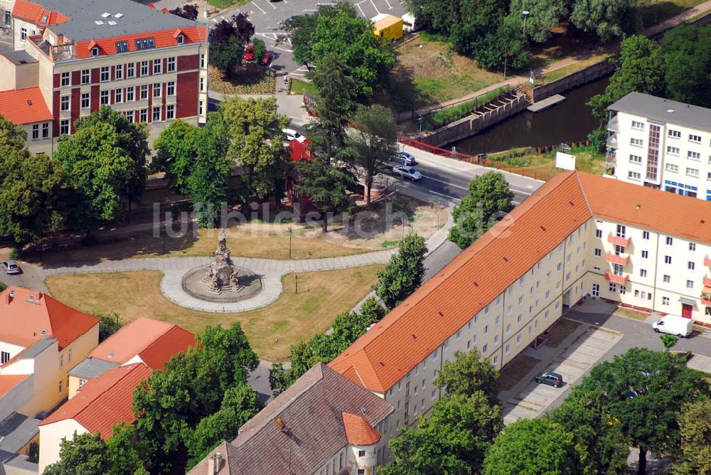 Luftbild Rathenow - Blick auf Rathenow