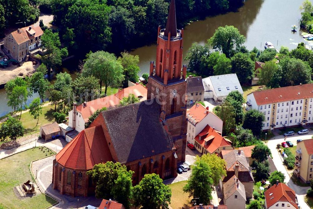 Rathenow von oben - Blick auf Rathenow