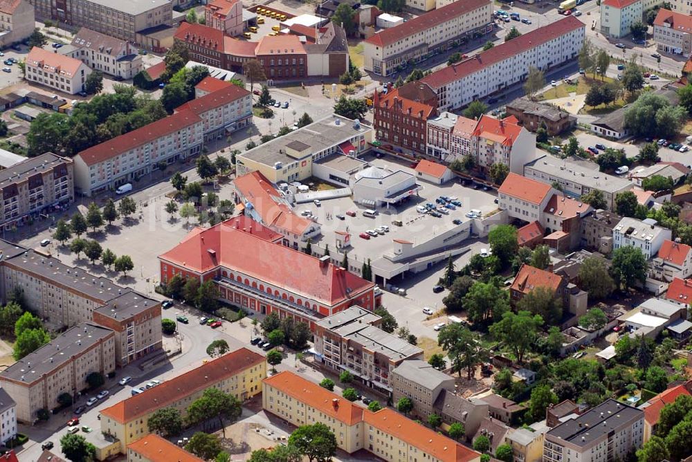 Rathenow aus der Vogelperspektive: Blick auf Rathenow