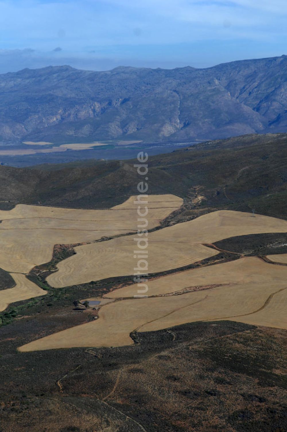 OVERBERG von oben - Blick auf die Region Overberg in Südafrika