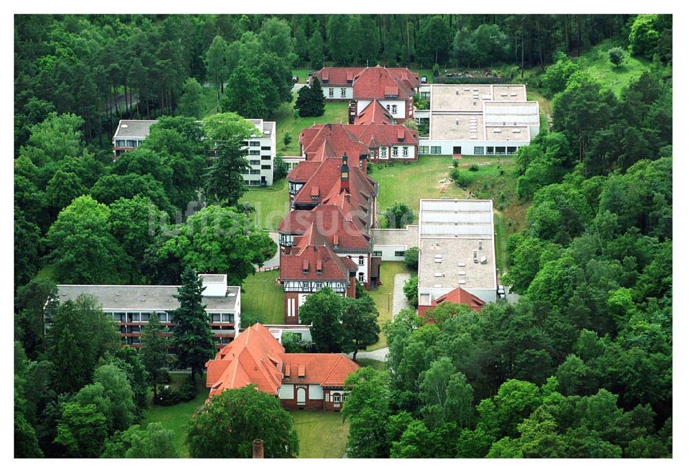 Belzig / BRB aus der Vogelperspektive: Blick auf die Reha - Klinikum Hoher Fläming in Belzig