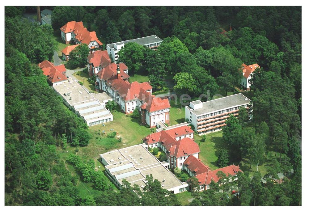 Belzig / BRB aus der Vogelperspektive: Blick auf die Reha - Klinikum Hoher Fläming in Belzig