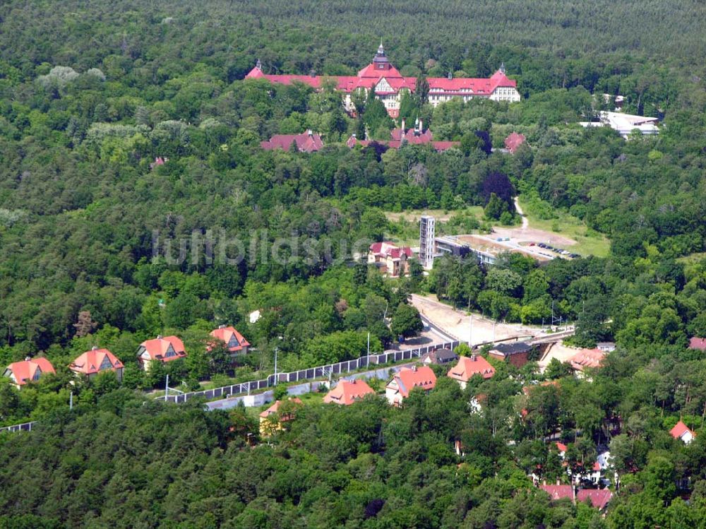 Beelitz aus der Vogelperspektive: Blick auf das Rehaklinik in Beelitz