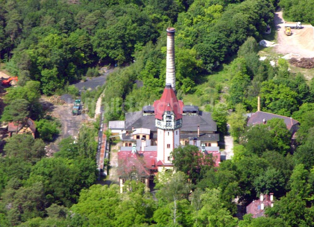 Luftbild Beelitz - Blick auf das Rehaklinik in Beelitz