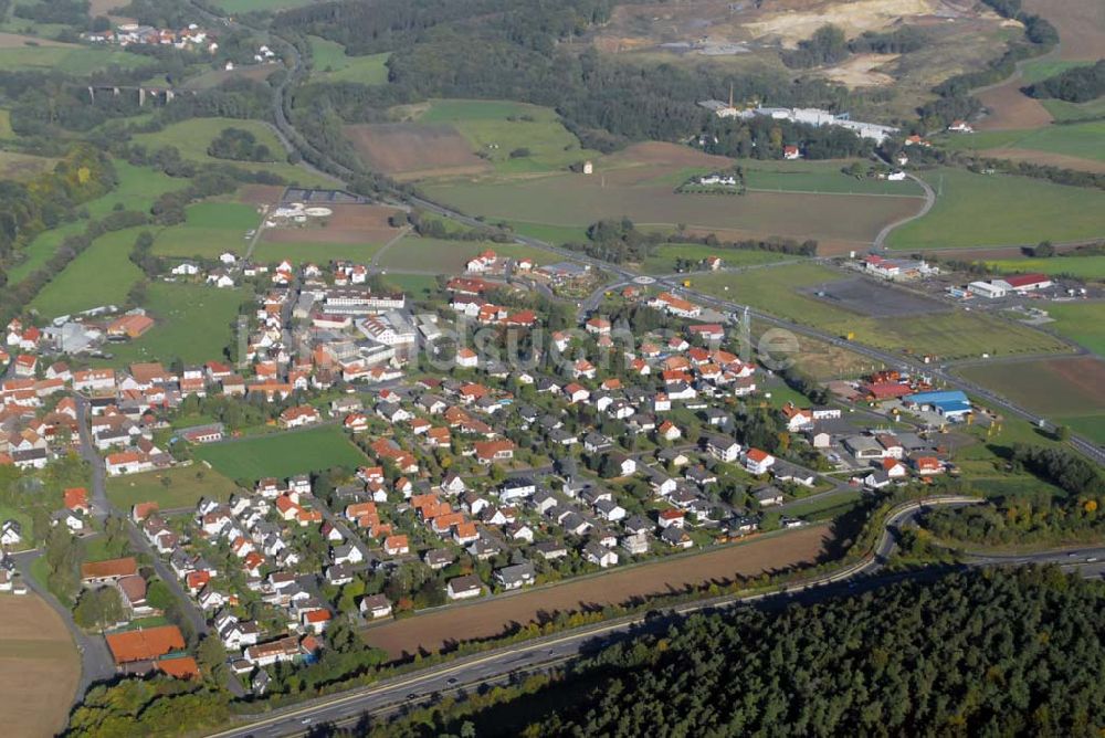 Luftaufnahme Remsfeld - Blick auf Remsfeld