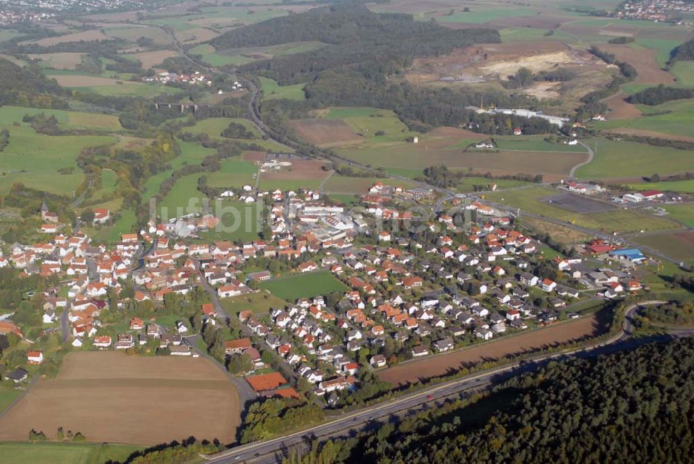 Remsfeld von oben - Blick auf Remsfeld