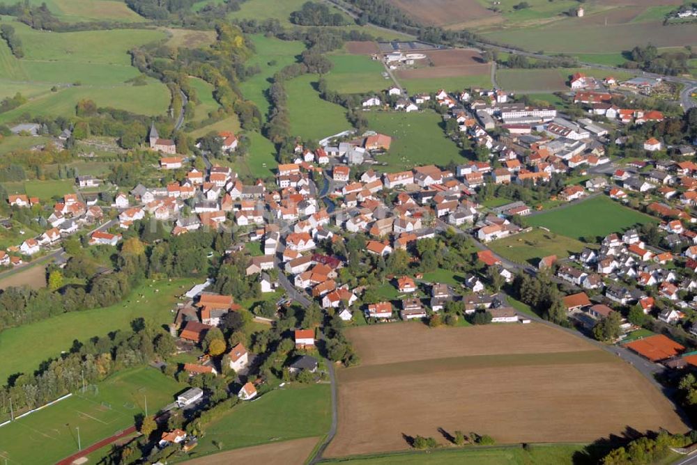 Luftbild Remsfeld - Blick auf Remsfeld