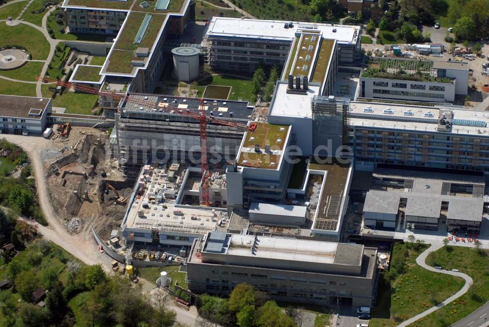 Luftaufnahme Stuttgart - Blick auf das Robert-Bosch-Krankenhaus während des Modernisierungsprojektes Perspektiven - Neues schaffen für die Zukunft