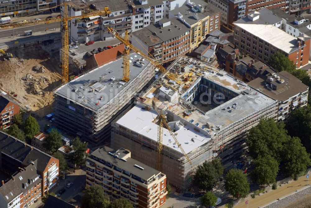 Bremen aus der Vogelperspektive: Blick auf den Rohbau von Radio Bremen