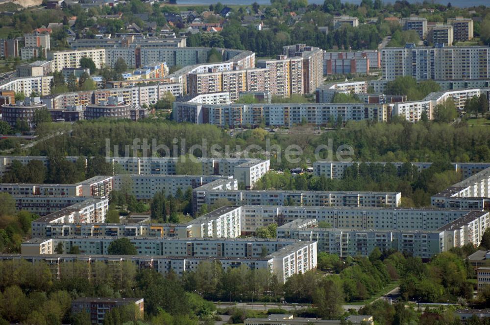 Rostock aus der Vogelperspektive: Blick auf Rostocker Stadtteil Groß Klein