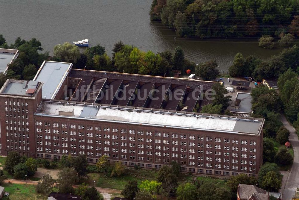 Berlin aus der Vogelperspektive: Blick auf das Rundfunzentrum Nalepastraße in Berlin