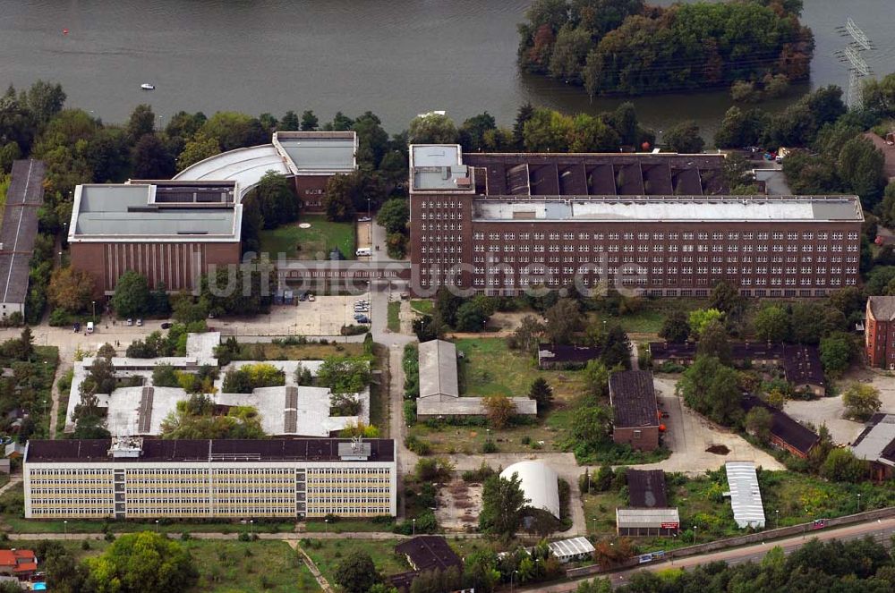 Berlin aus der Vogelperspektive: Blick auf das Rundfunzentrum Nalepastraße in Berlin