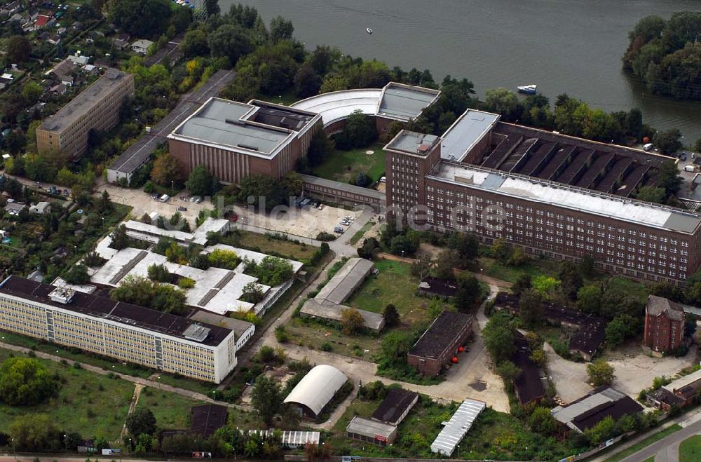 Berlin aus der Vogelperspektive: Blick auf das Rundfunzentrum Nalepastraße in Berlin