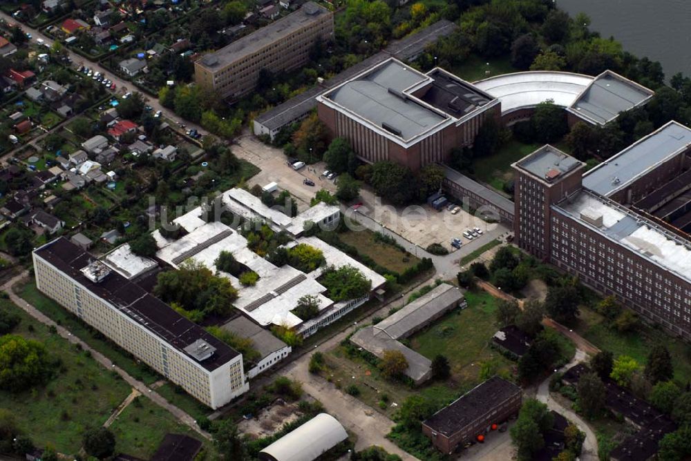 Berlin von oben - Blick auf das Rundfunzentrum Nalepastraße in Berlin